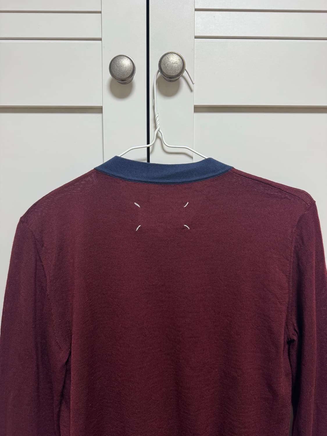 Maison Margiela 니트 / 버건디×네이비 상품이미지8