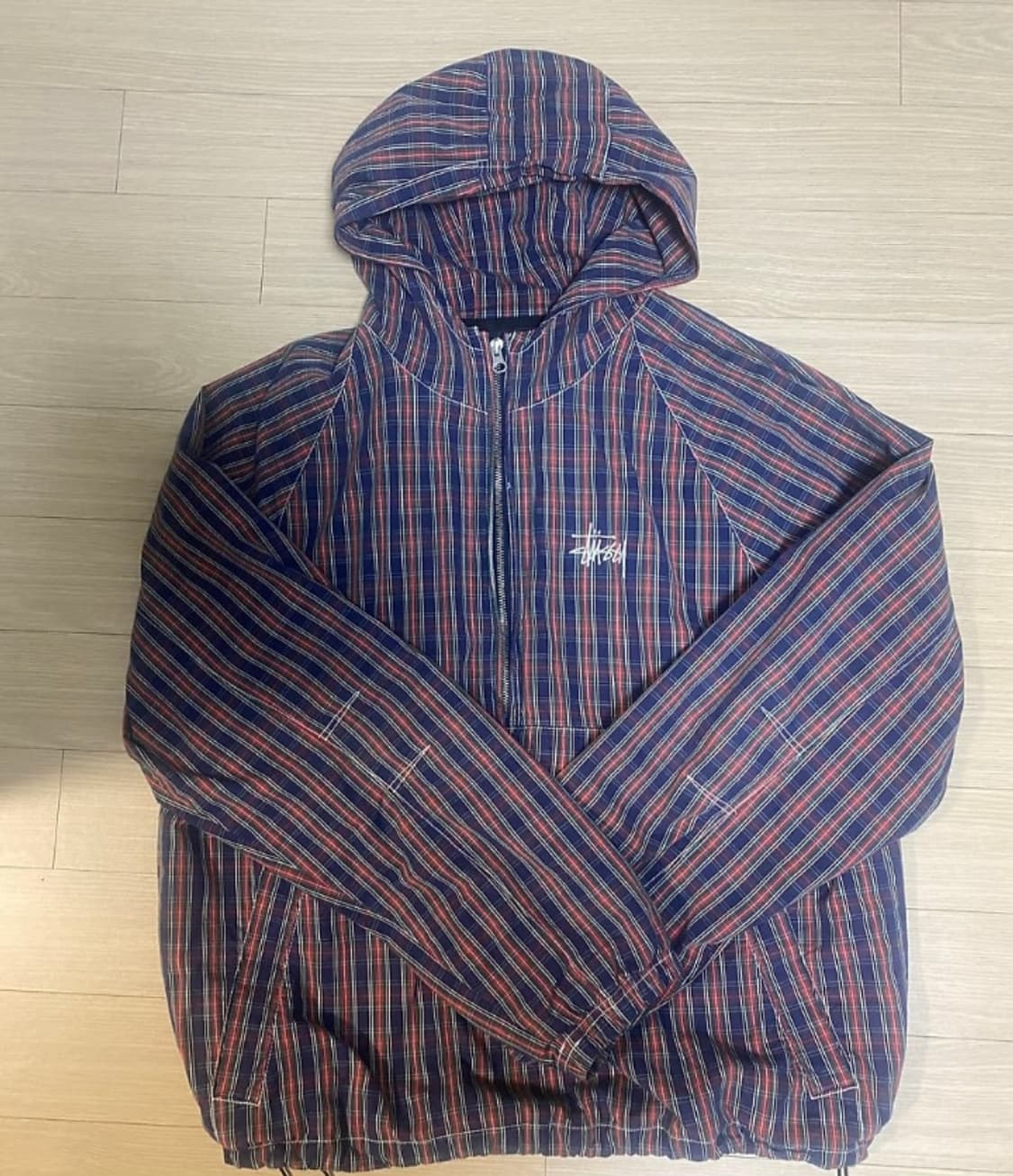 할인 안팔릴시 개인소장)스투시 브러쉬드 아노락 L 상품이미지2