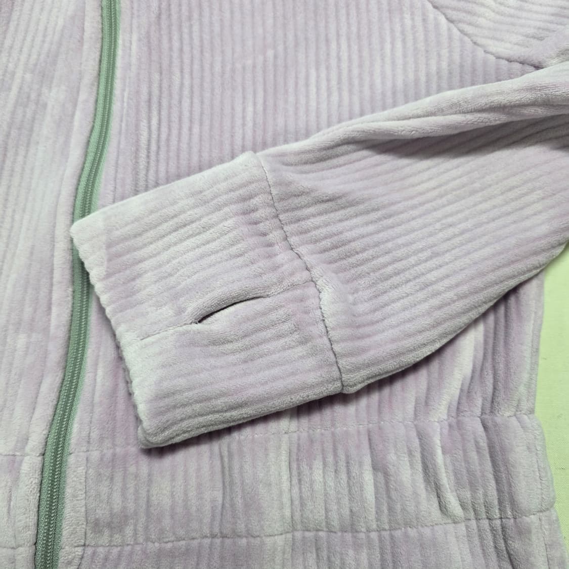 1332 eflora 이플로라 골지 집업 점프수트 M사이즈 / 여성 트레 상품이미지5