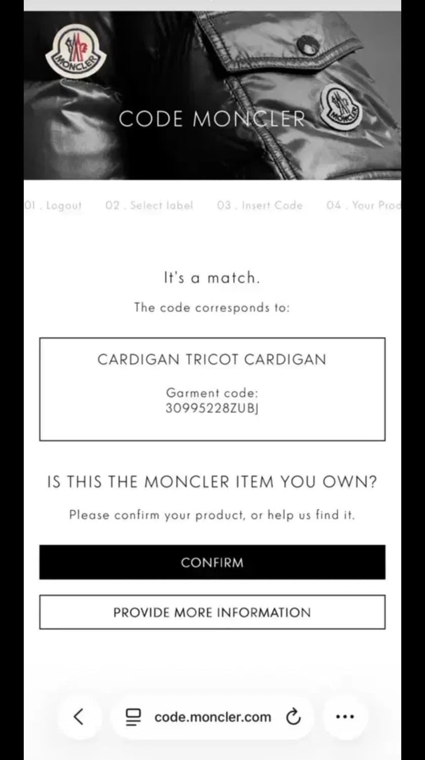 몽클레어 바람막이 네이비 M 상품이미지3