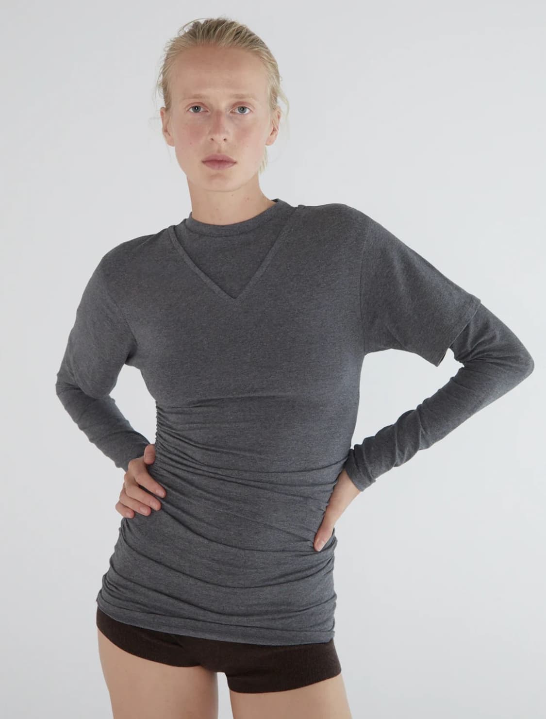 [S,M]팔로마울 Tintin 레이어드 티셔츠 상품이미지4