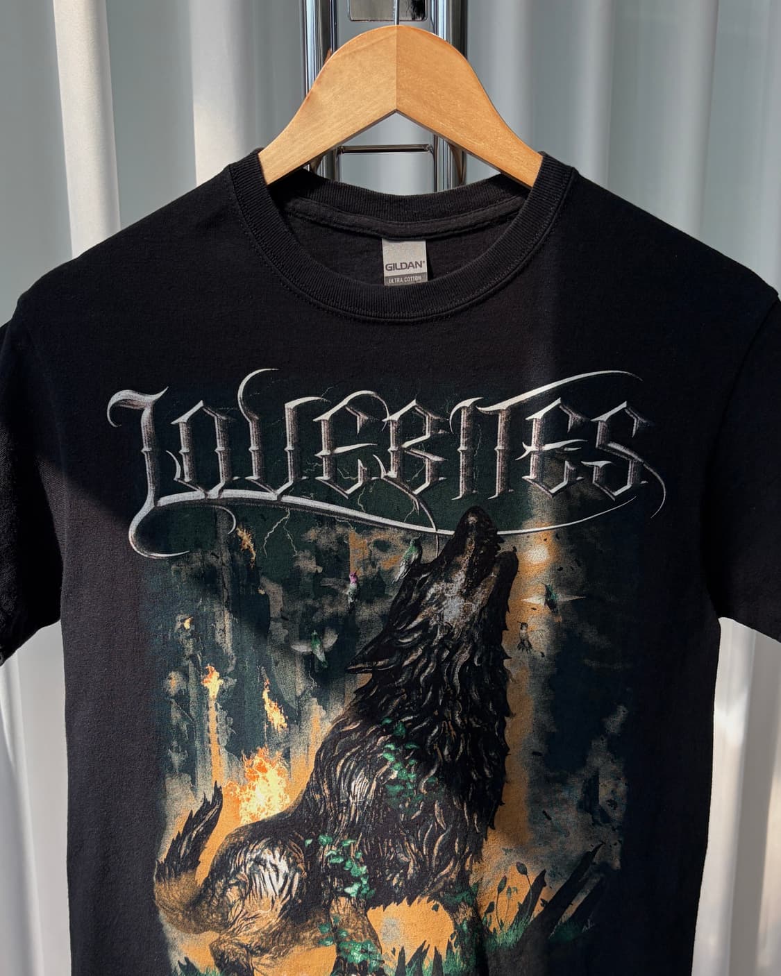 [S]러브바이츠 헤비메탈 밴드 프린팅 반팔 티셔츠 상품이미지6