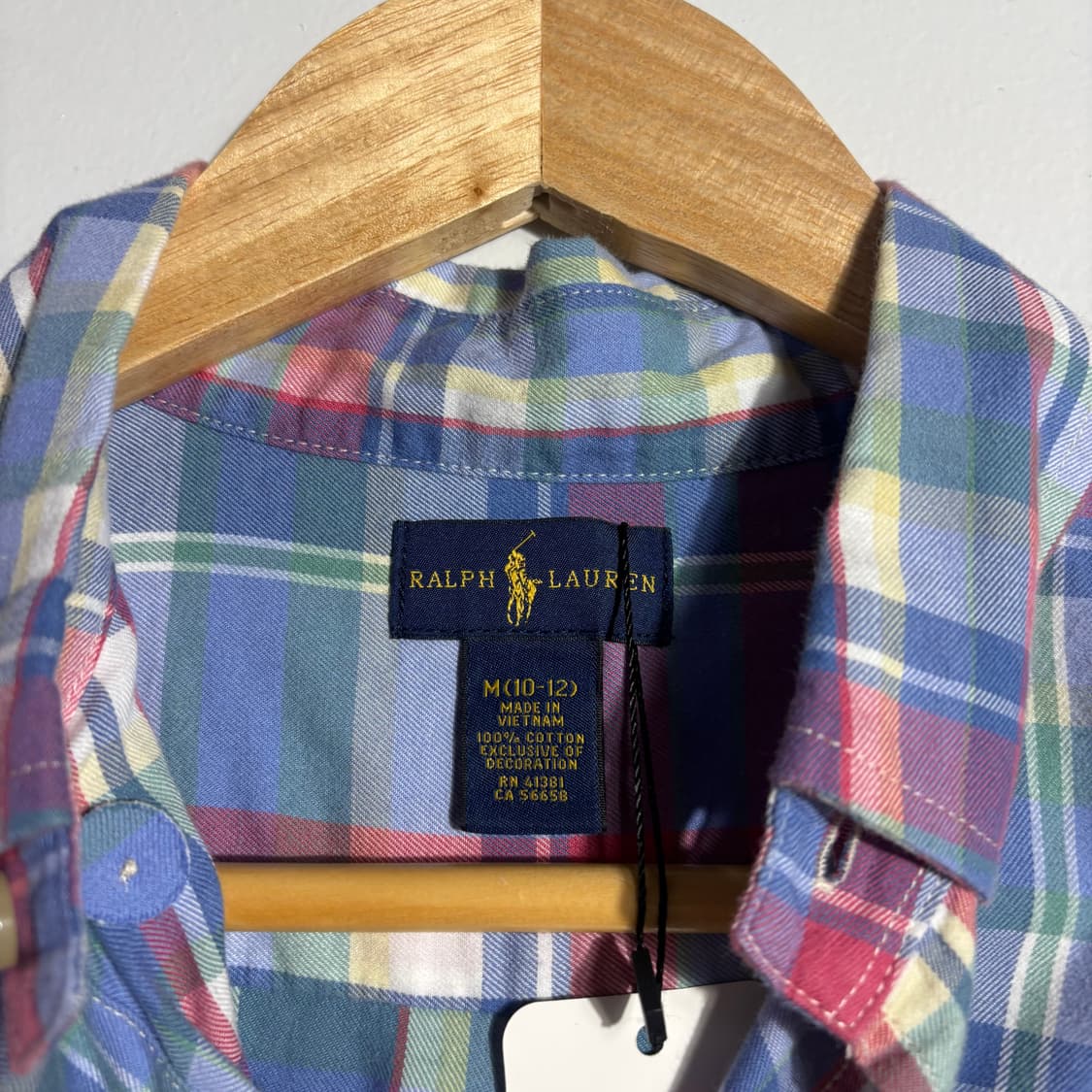 폴로 랄프로렌 멀티 컬러 체크 셔츠 (무료배송) 상품이미지3