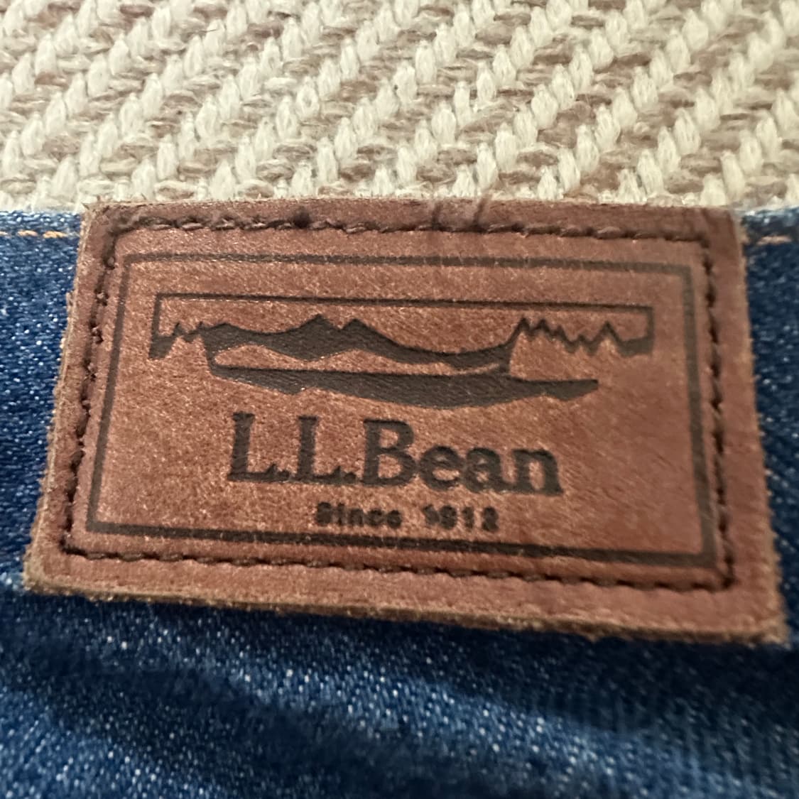 L. L. BEAN mexico made denim pants 상품이미지4