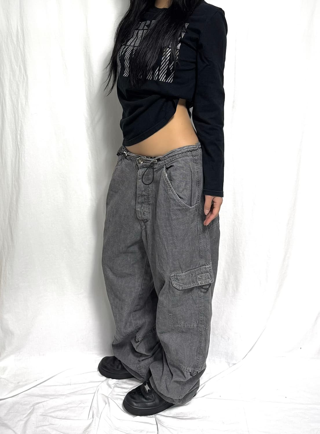 Gray cargo pants 상품이미지2