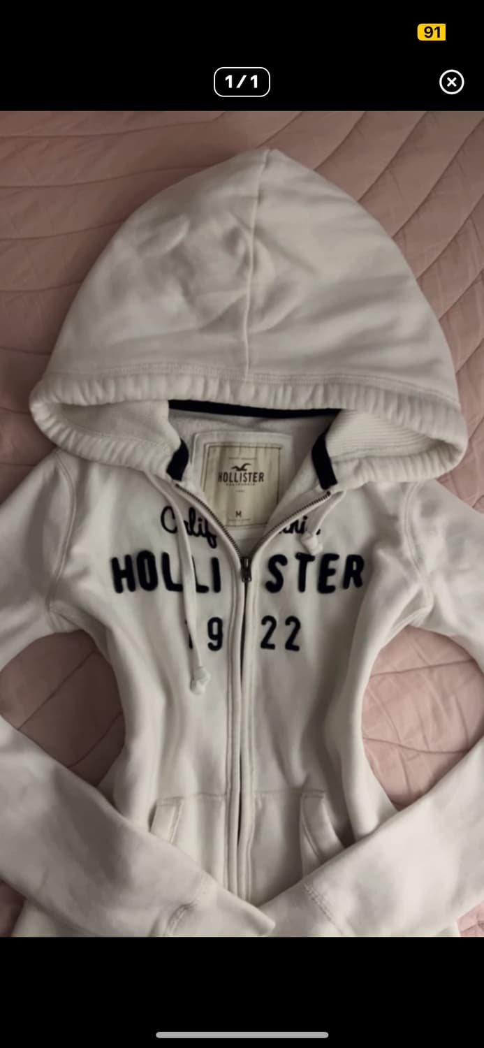 홀리스터 딱붙핏 후드집업 상품이미지1