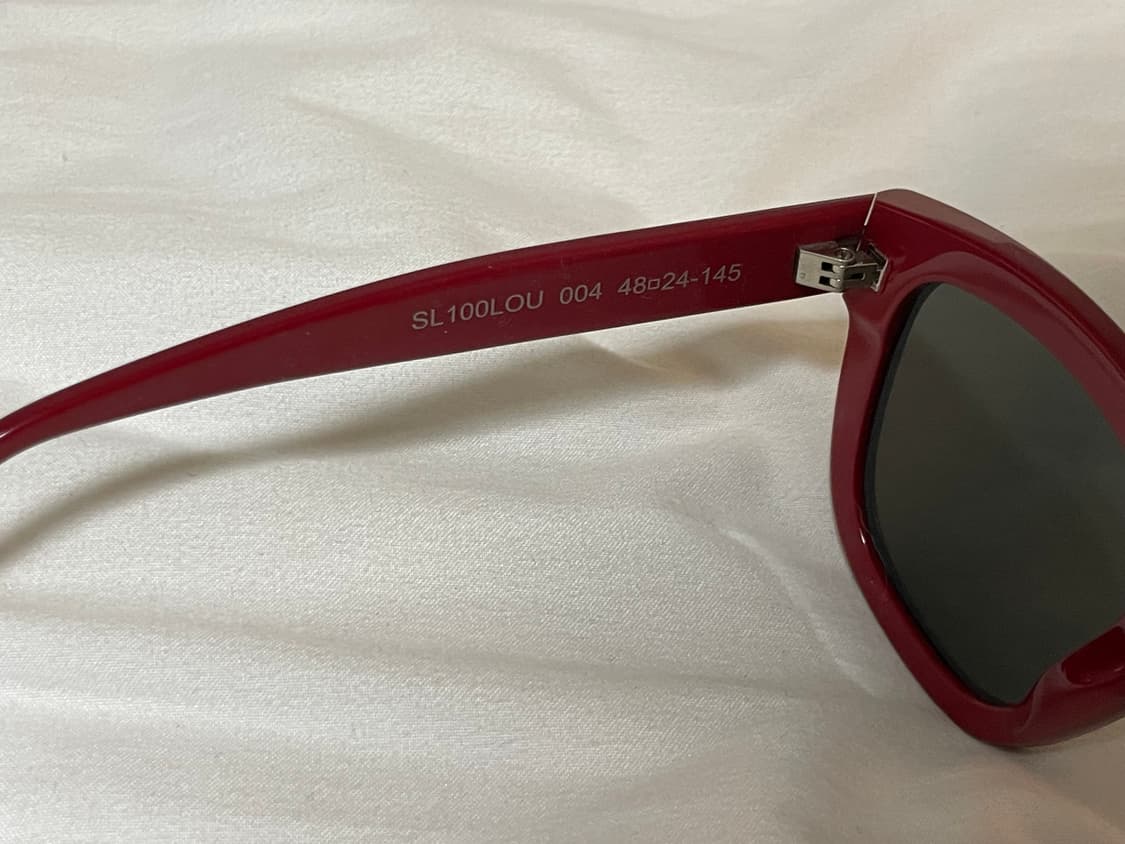 생로랑 16ss시즌 스터드 레드 선글라스 by 에디슬리먼 상품이미지6