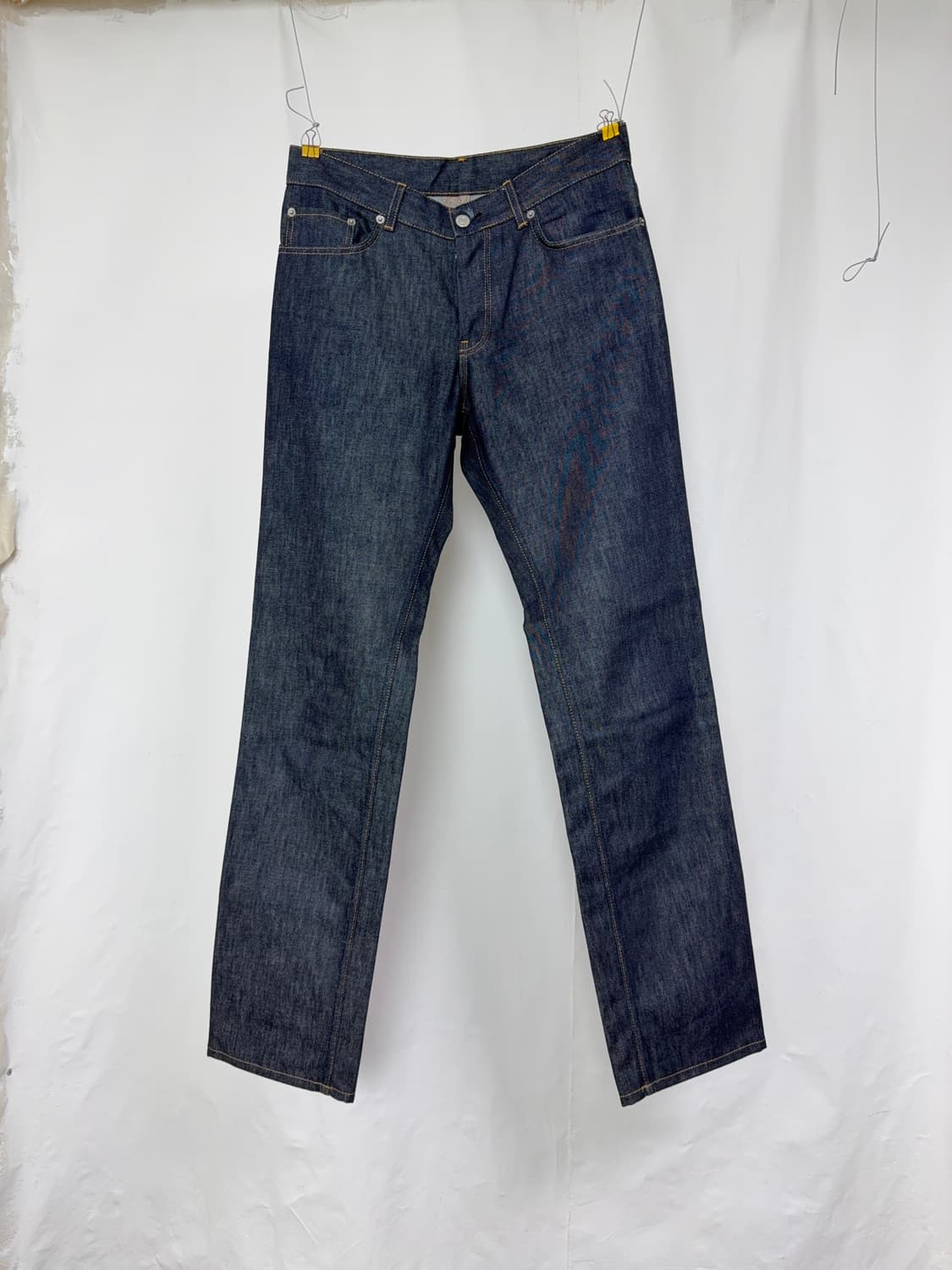 Helmut lang 00s treated raw denim 상품이미지2
