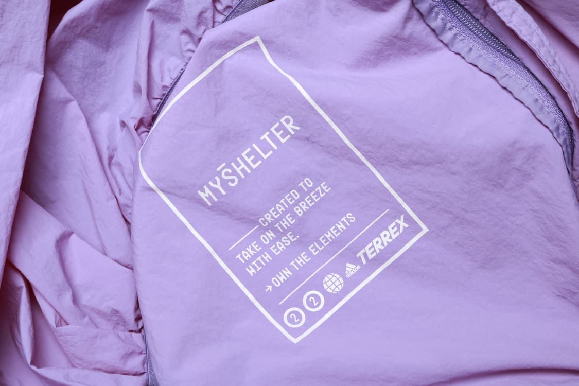 [여성 M] 아디다스 퍼플 테렉스 마이쉘터 크롭 바람막이 자켓 상품이미지8