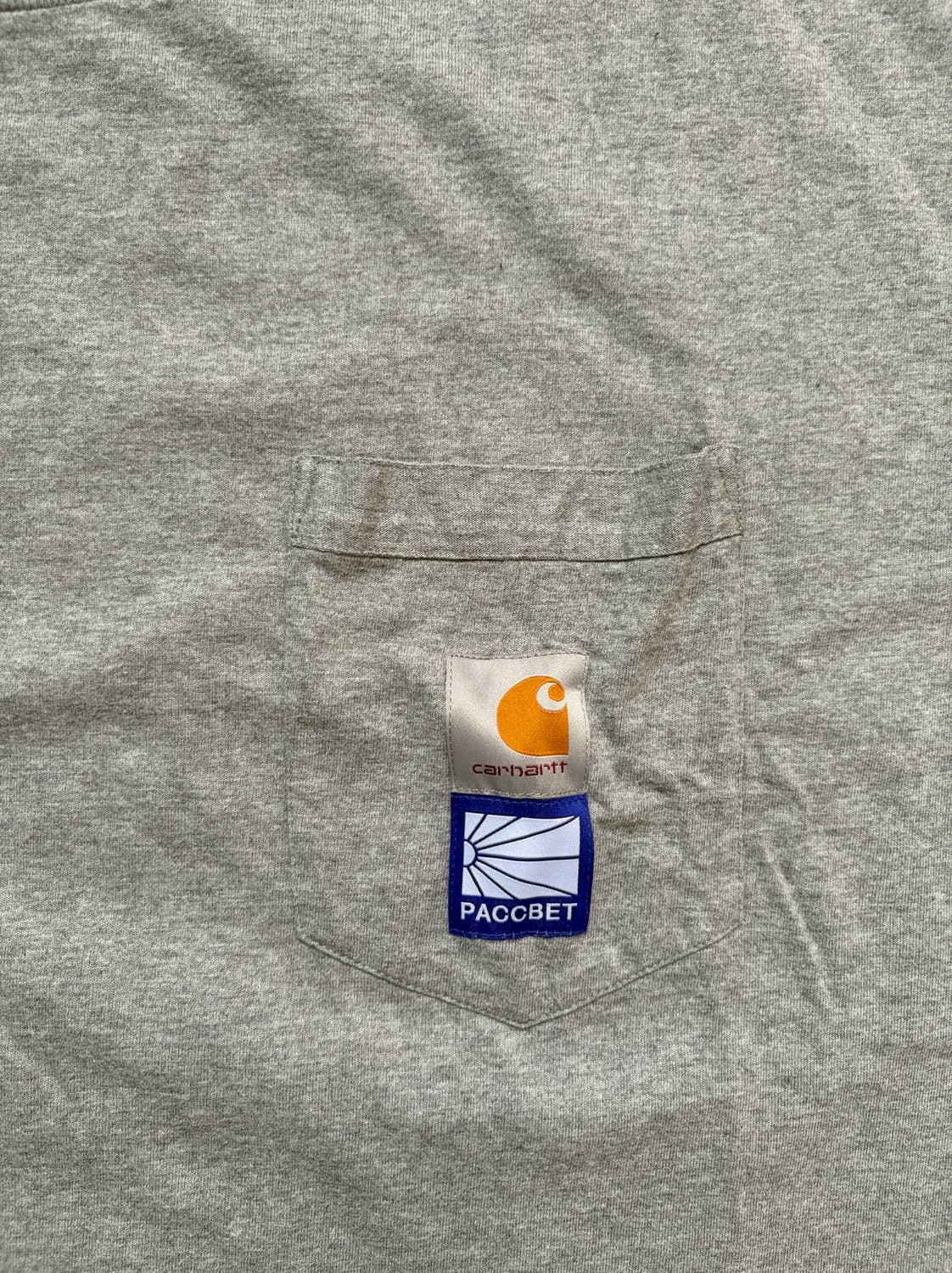 [XL] 칼하트x라스벳 포켓 티셔츠 그레이 상품이미지2