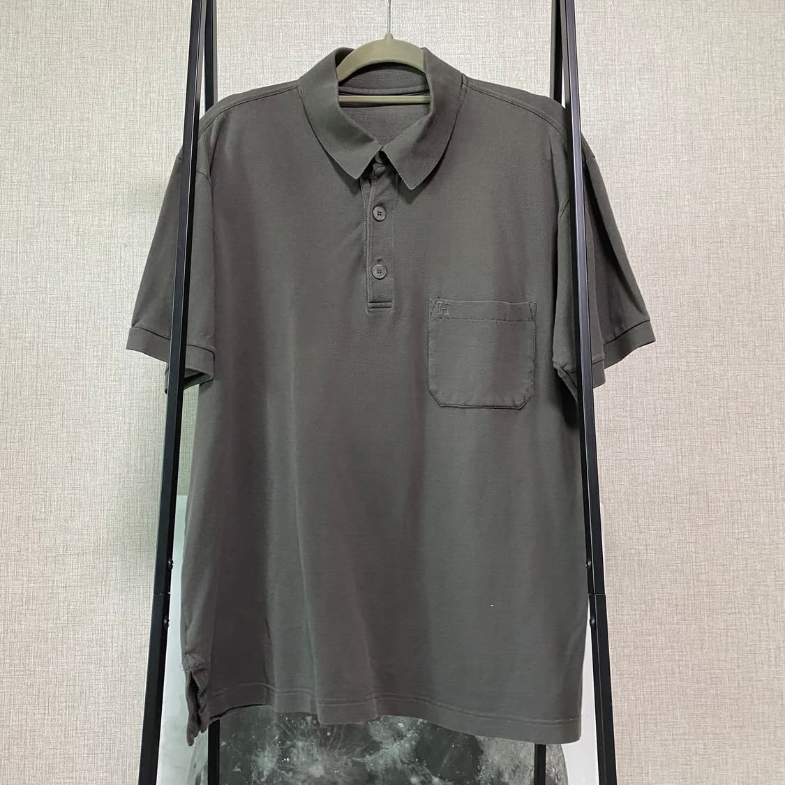 정품 XL) 에르메스 자개 H로고 카라티 100~105 상품이미지1