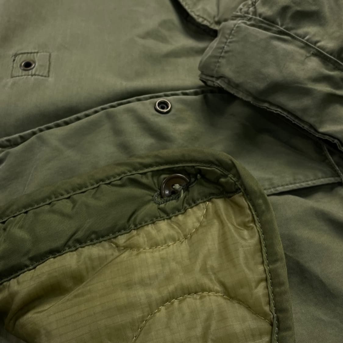 70s M65 미군 오리지날 개파카 내피포함 상품이미지3
