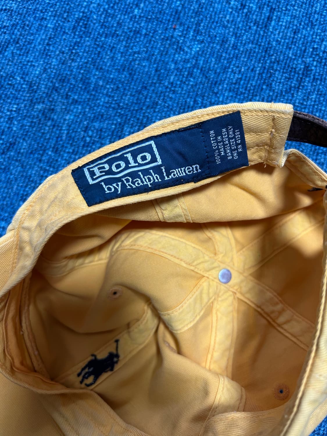 폴로랄프로렌 옐로우 볼캡 상품이미지3