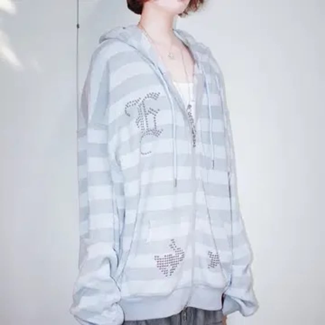 essay 에쎄이 하루후드 스카이블루 하늘색  상품이미지1