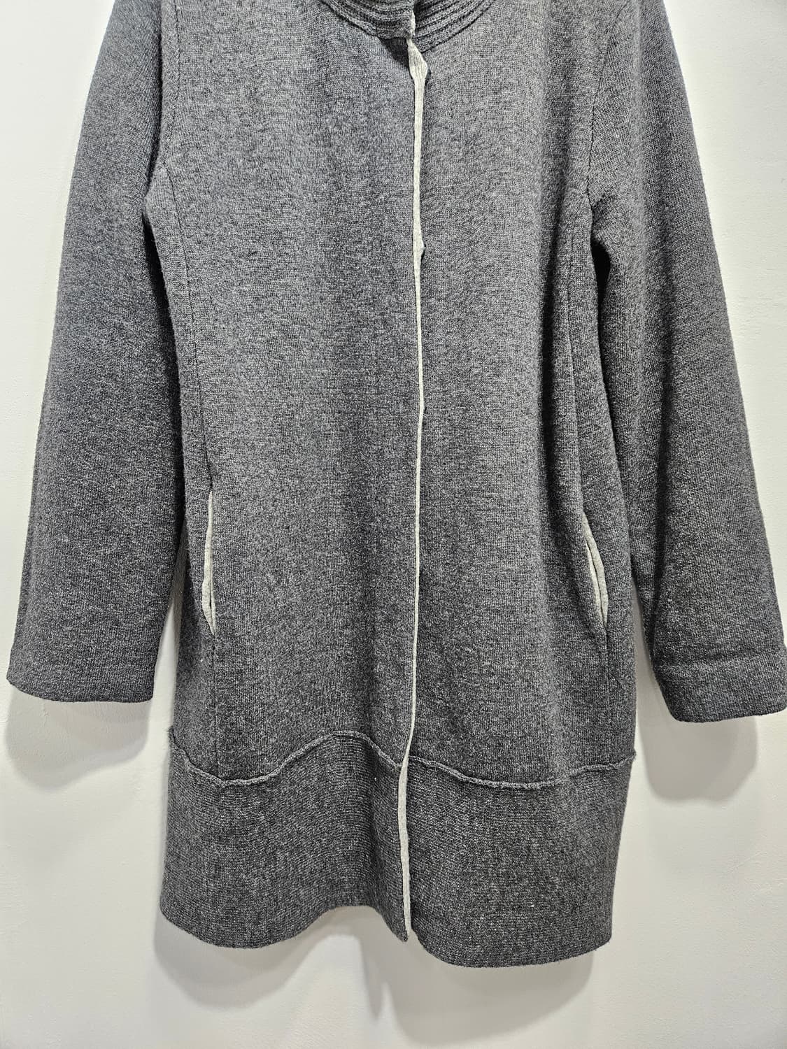 엠씨(emcee) 울혼방 니트 가디건 코트 상품이미지4