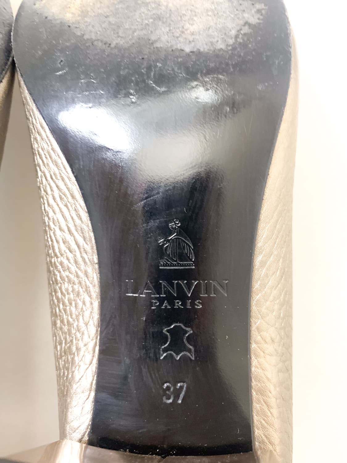 [EU37] 랑방 LANVIN Paris 실버 펌프스 상품이미지9