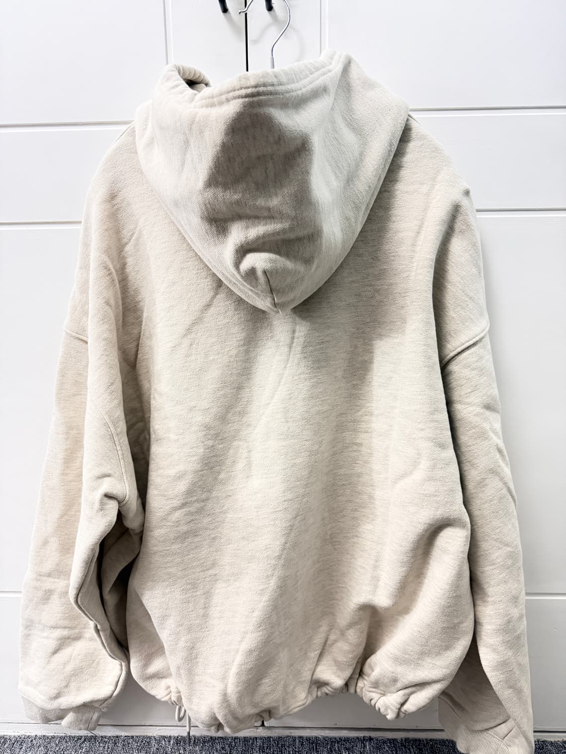 애프터 프레이 / 프린트 스웨트 후디 멜란지그레이 상품이미지3