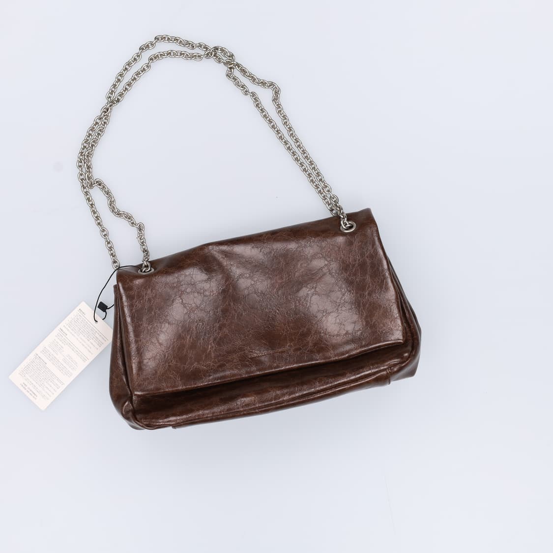 F 새상품 랩 주름 체인백 0402H1 상품이미지2