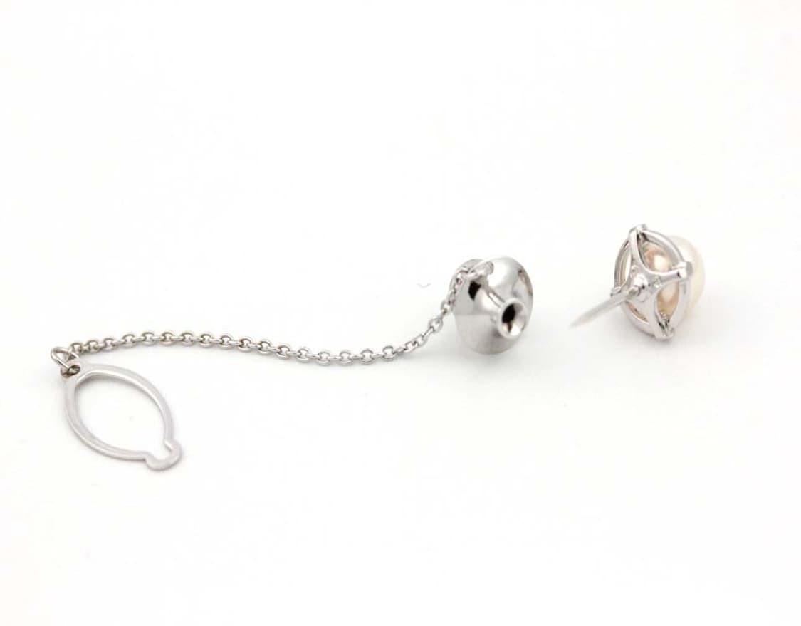 미키모토 천연진주 S등급 핀 뱃지 포인트 빈티지 상품이미지4