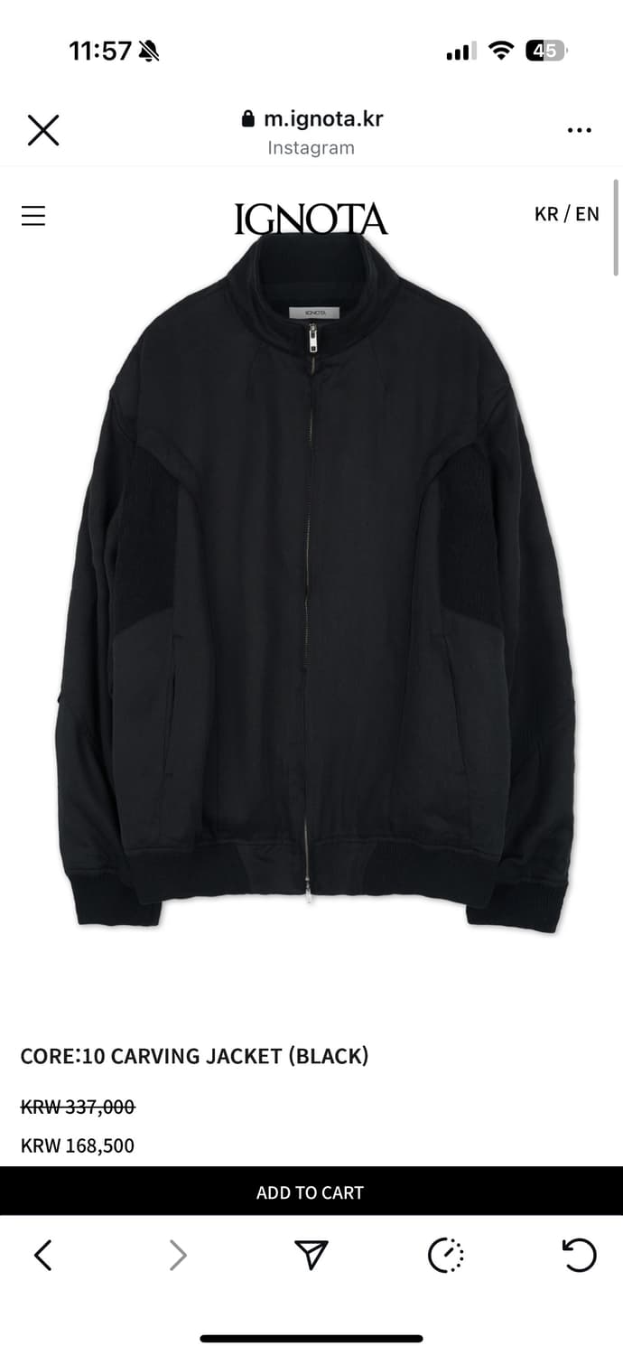 Ignota  core:10 carving jacket 상품이미지1