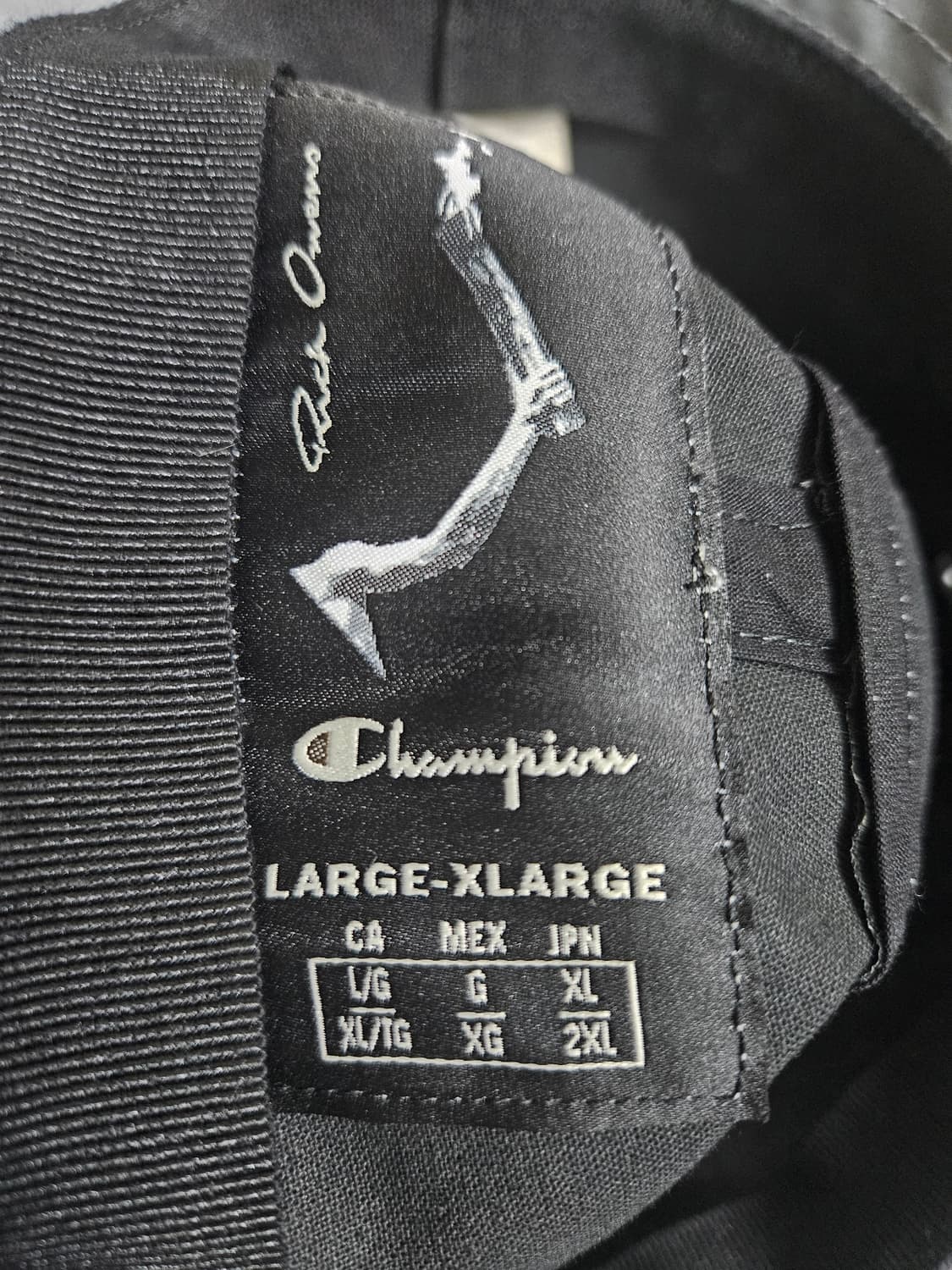 릭오웬스×챔피온 버킷햇 그레이 L /XL 상품이미지4