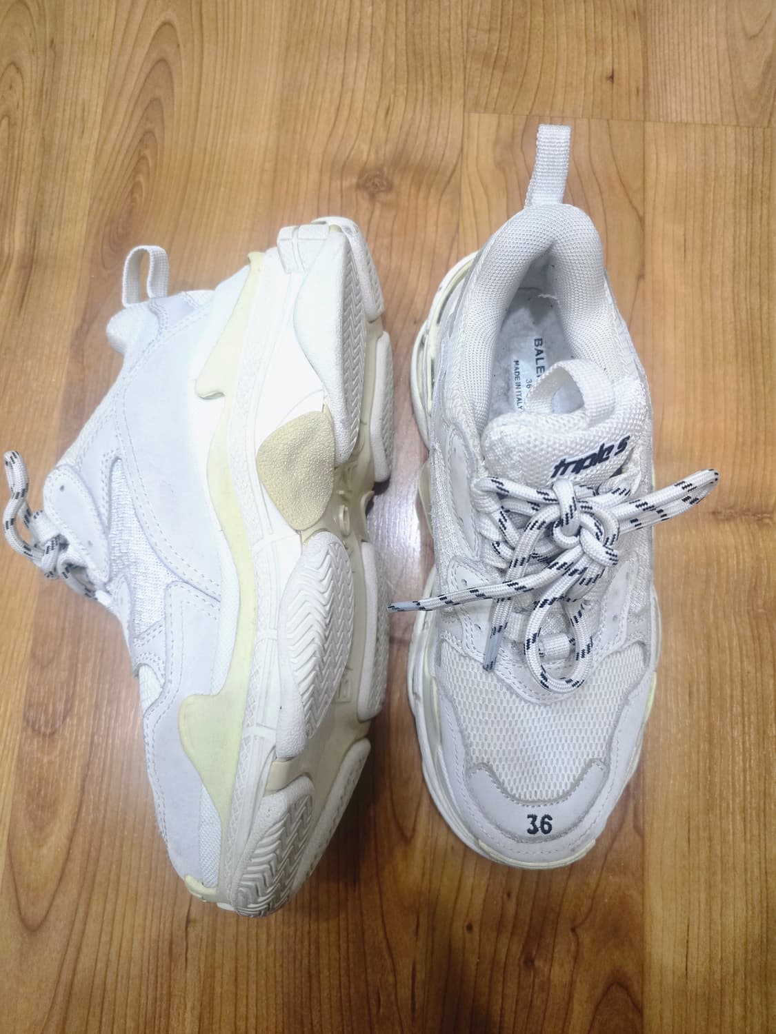 발렌시아가 트리플 S 아이보리 36 상품이미지5