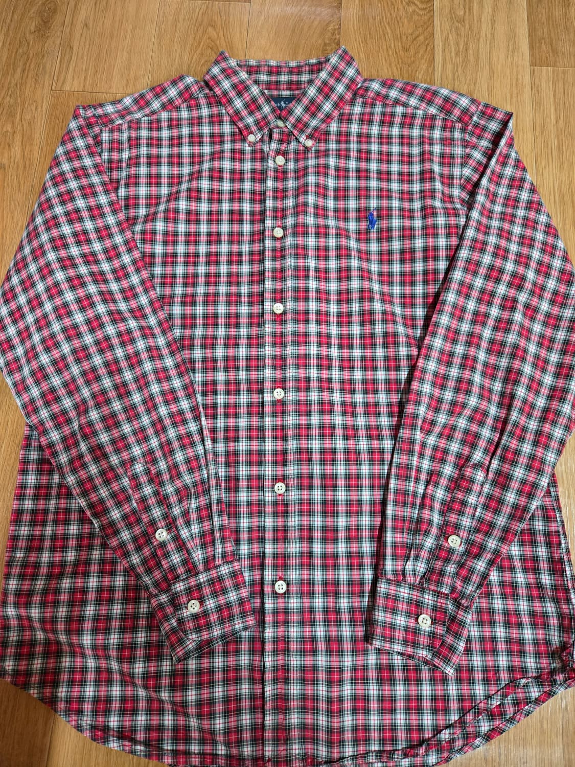 폴로 랄프로렌 여성 체크 셔츠(XL사이즈) 상품이미지3
