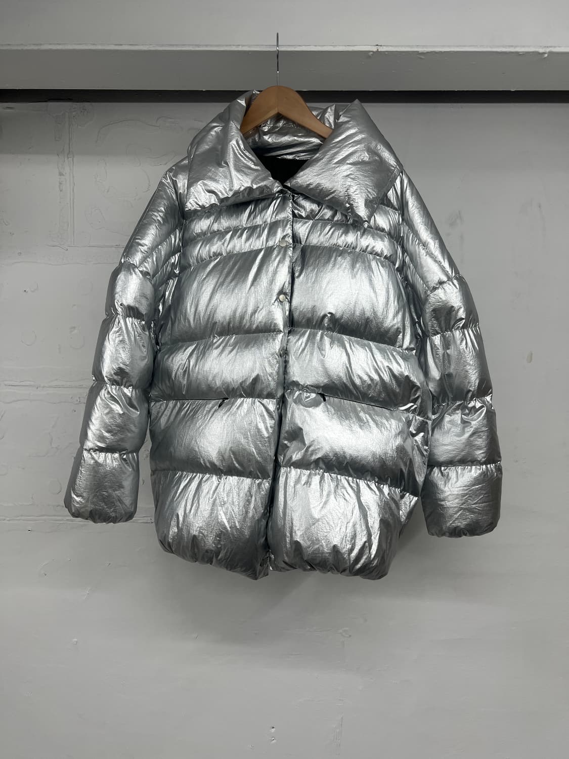 빈티지 실버 푸퍼패딩  상품이미지3