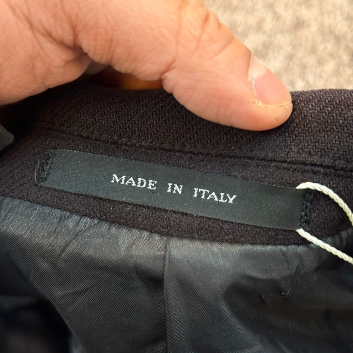 엠포리오 아르마니 드레이프 퍼플 버건디 테크노랑니 블레이저 자켓 52 상품이미지8