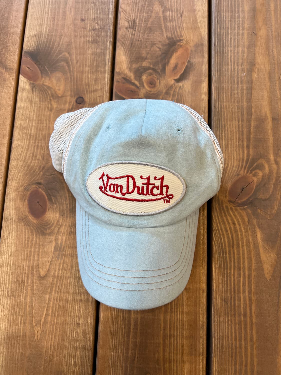 본더치 스카이블루 스웨이드 캡 상품이미지4