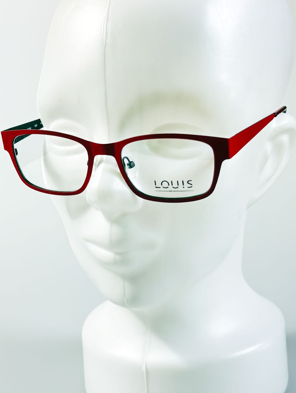 유럽제 LOUIS BELGIUM 레드 메탈 스퀘어 빈티지 안경 상품이미지8