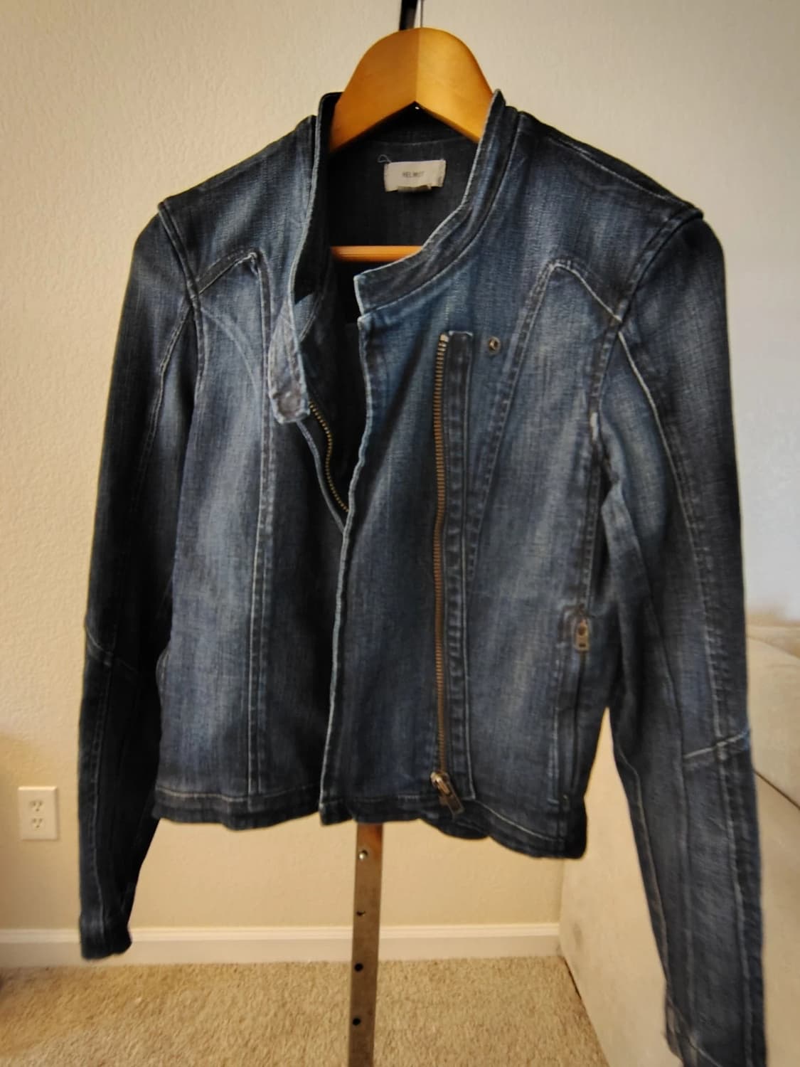 헬무트 랭 데님 모토 자켓 상품이미지1