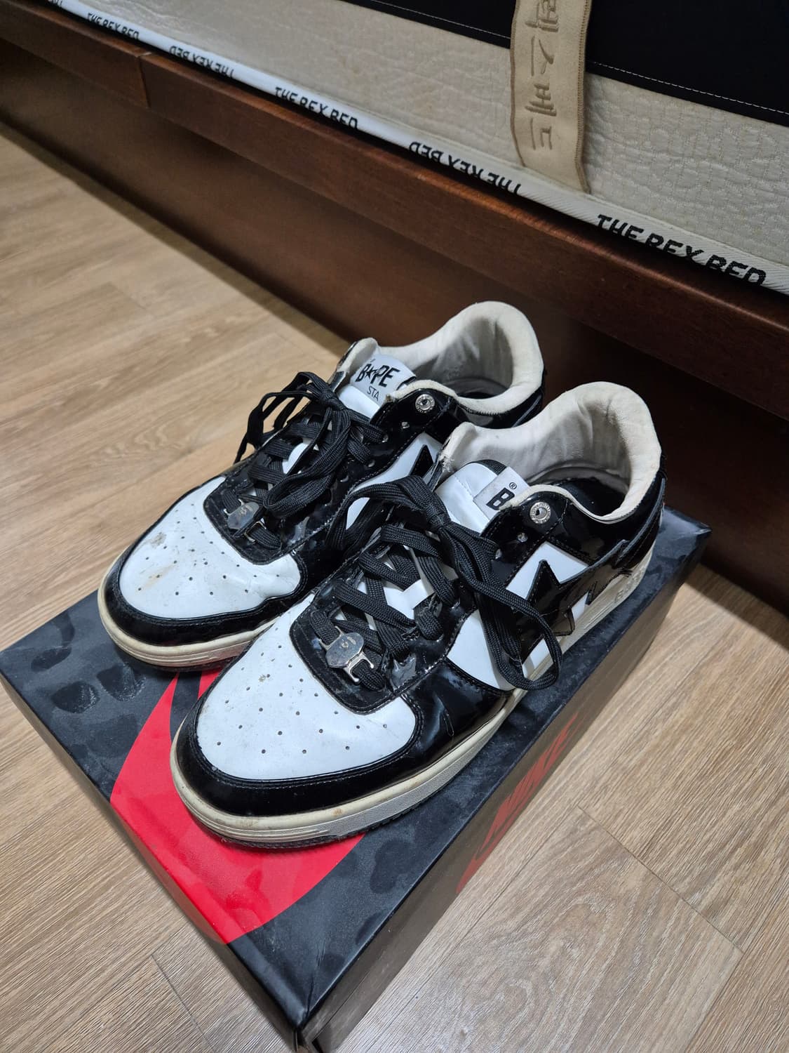 [280] 베이프스타 에어포스 검정 범고래 상품이미지3