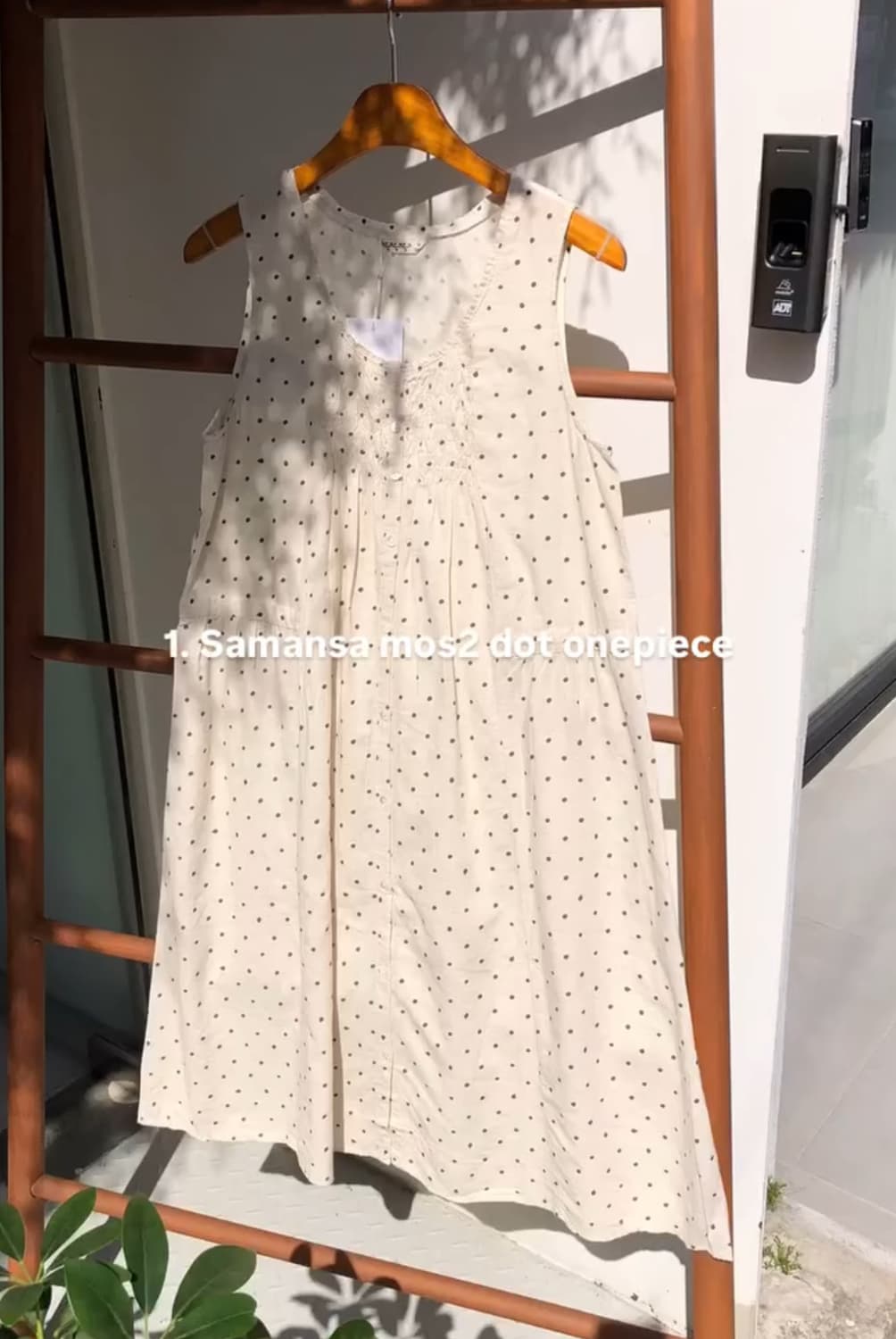 일본 빈티지 도트 원피스 상품이미지1