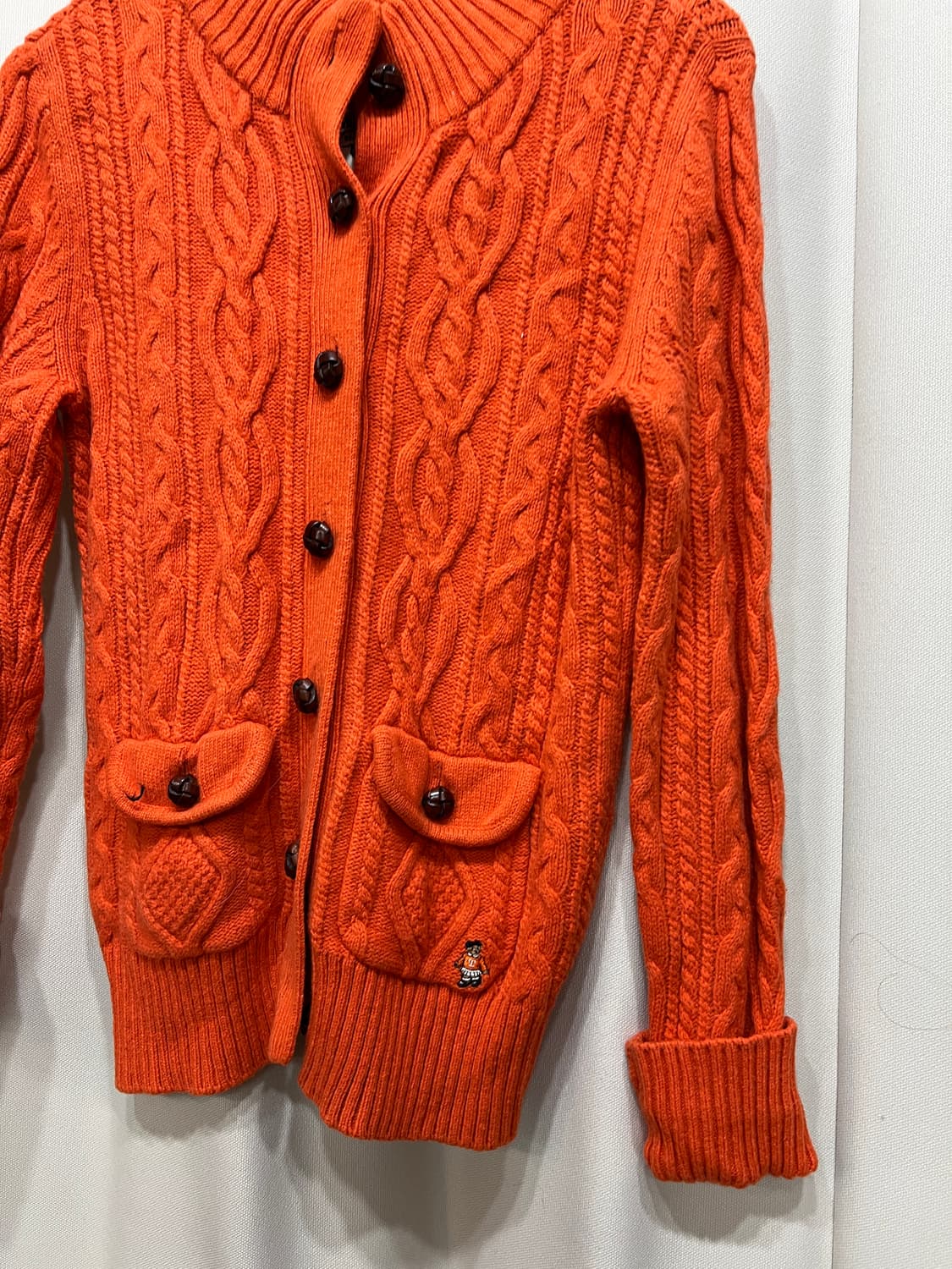 티니위니 케이블 엘보패치 니트 가디건  상품이미지4