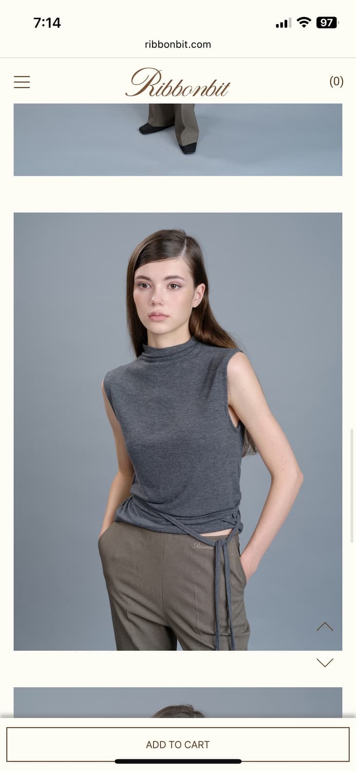ribbonbit murel sleeveless & skirt 상품이미지4
