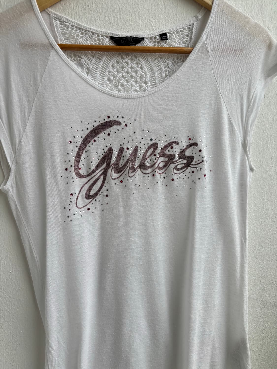 Guess Cubic White T-shirt 상품이미지2
