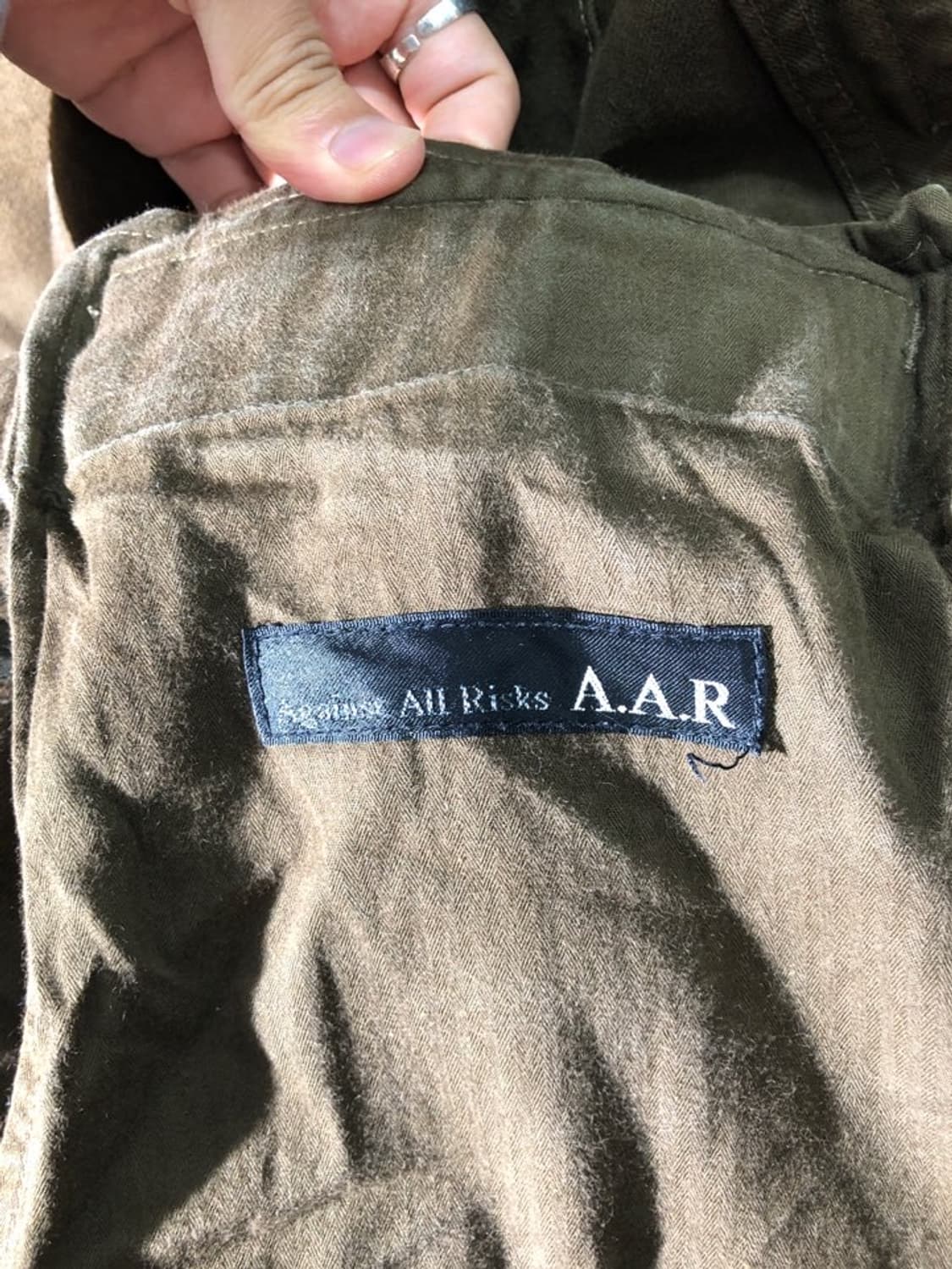 aar 코튼 롱 자켓 상품이미지3