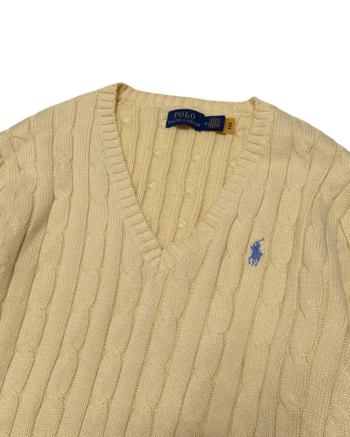 폴로 신형 qr택 케이블 니트 상품이미지4