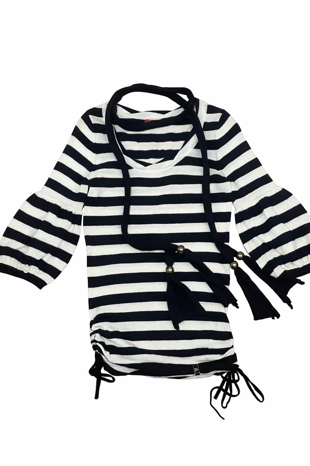 버커루 Striped Knit Top & Scarf set 상품이미지1