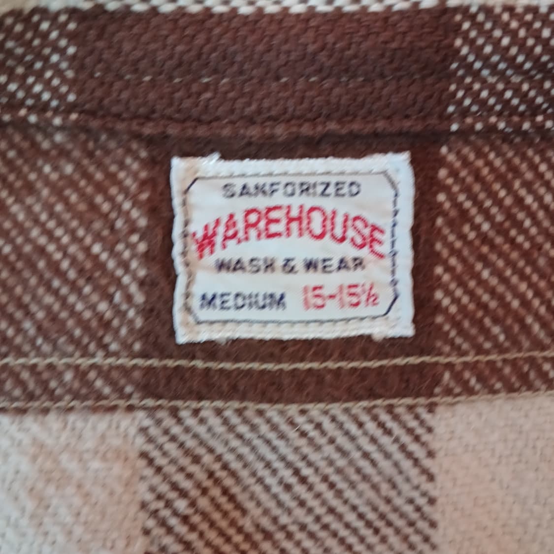 웨어하우스 버팔로 체크 셔츠 Made in Japan 상품이미지3