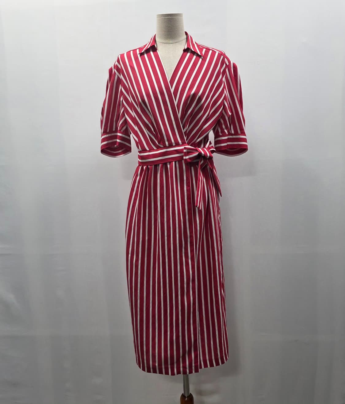 1336  산드로 sandro 스트라이프 랩 원피스 79-43 상품이미지1