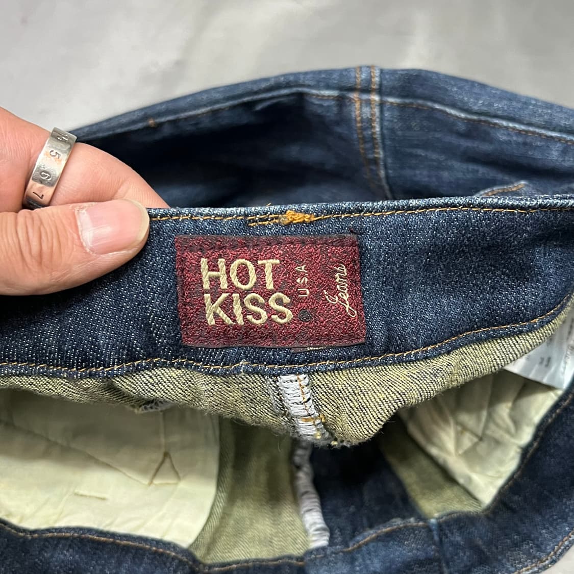  hot kiss 미디 데님스커트 y14879 상품이미지5