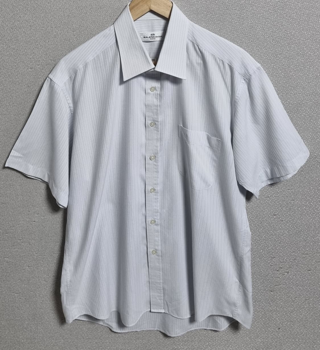 오버핏 L ) 발렌시아가 빈티지 반팔셔츠 상품이미지1