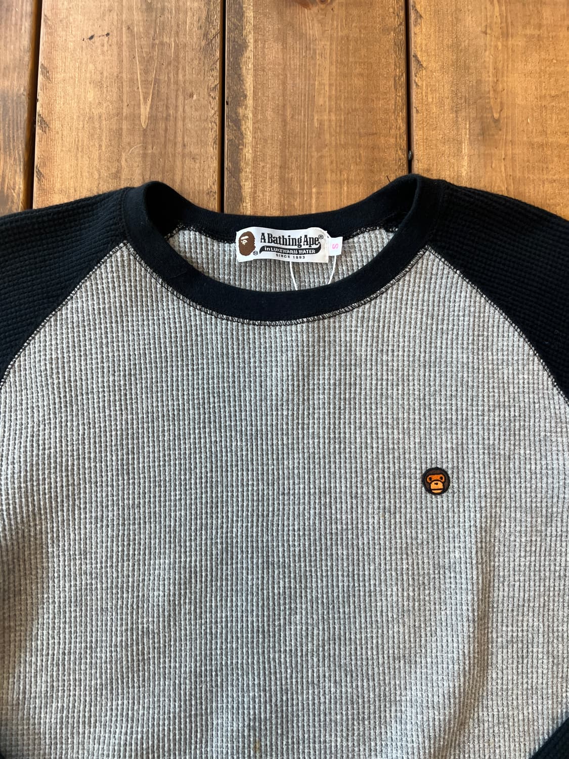 베이프 그레이 네이비 롱슬리브 상품이미지8