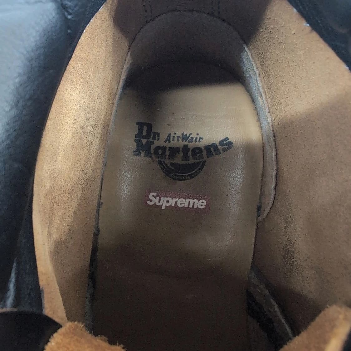 닥터마틴 x 슈프림 6홀 레더 부츠 블랙 255 상품이미지8