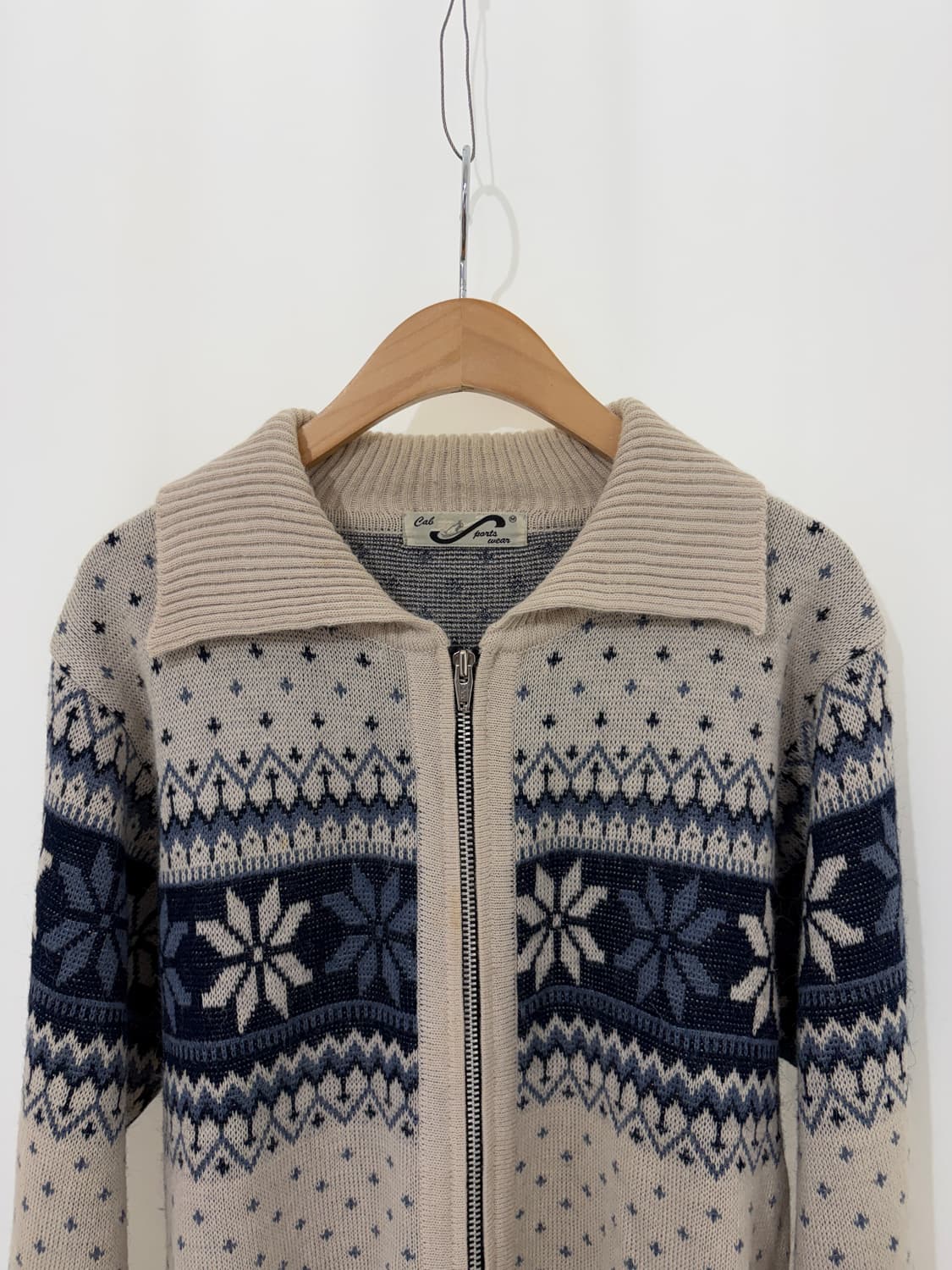 vintage knit zip up 상품이미지2