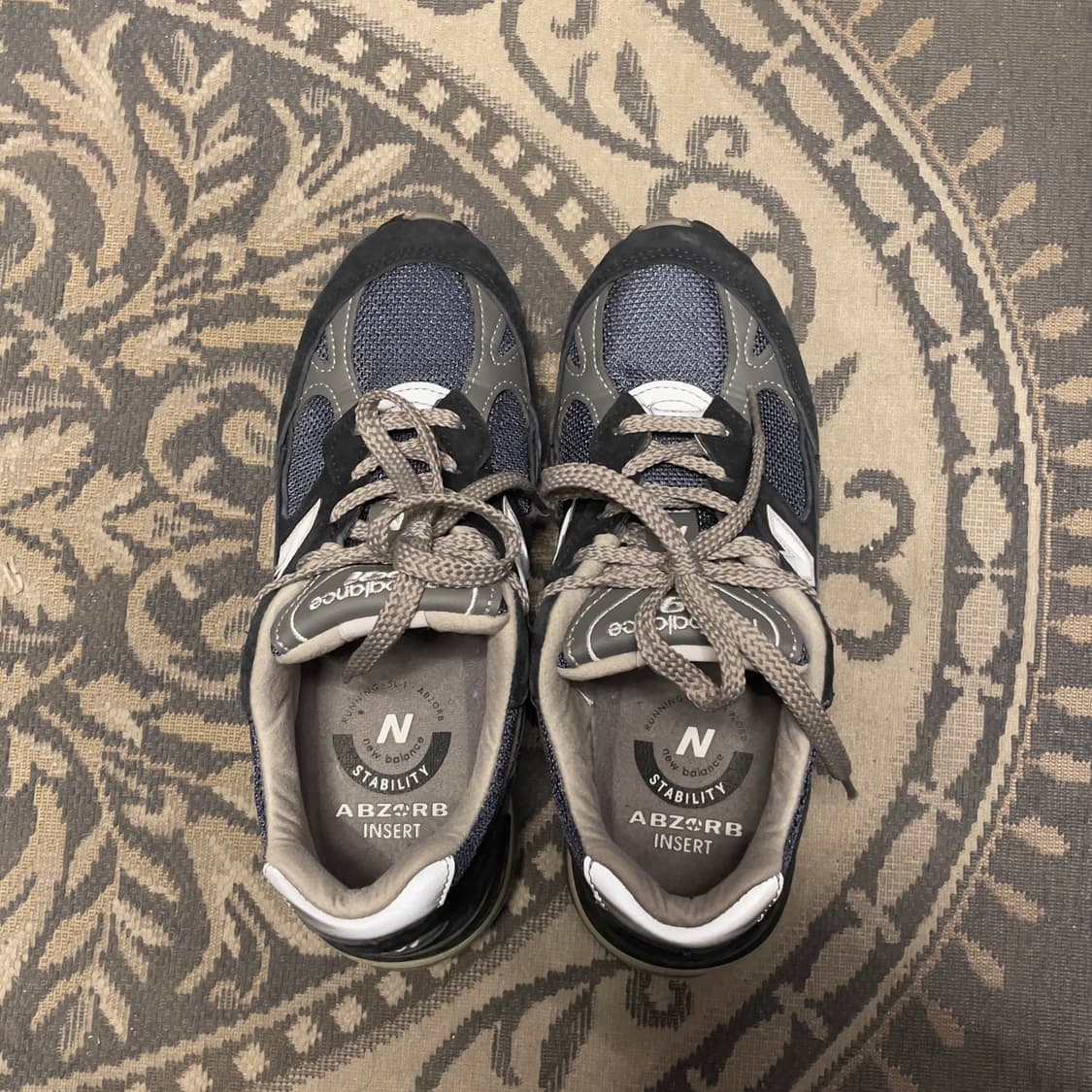 뉴발란스 (우먼) 991 UK 네이비   상품이미지4