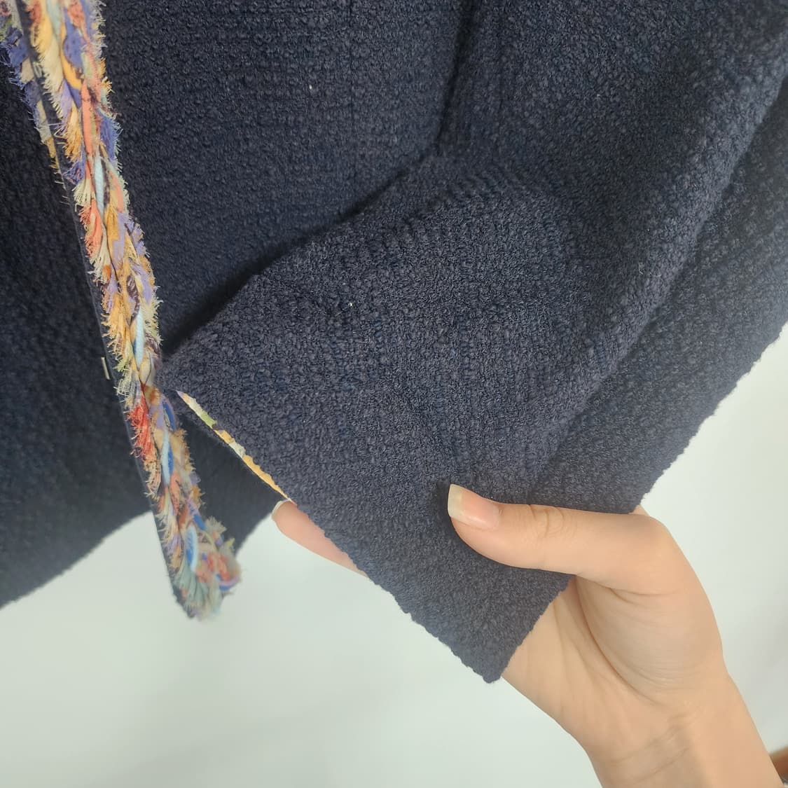 izel 트위드 블랙 자켓 상품이미지5