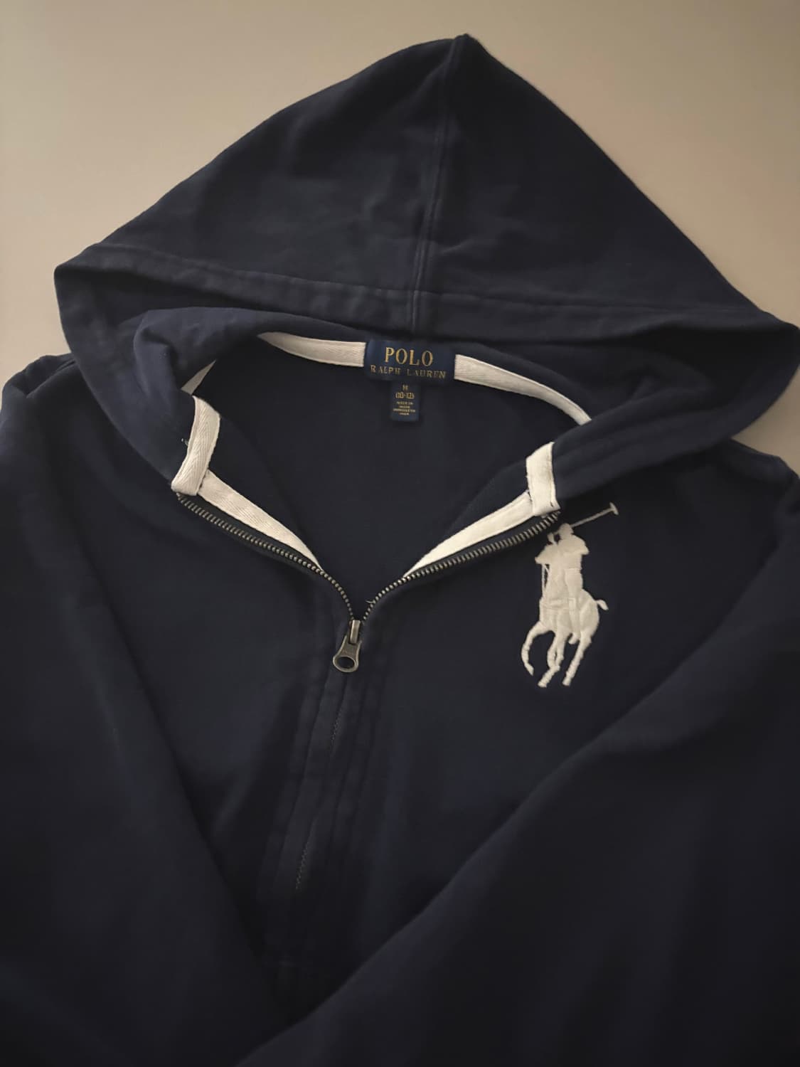 폴로랄프로렌 빅포니 네이비 후드집업 상품이미지1